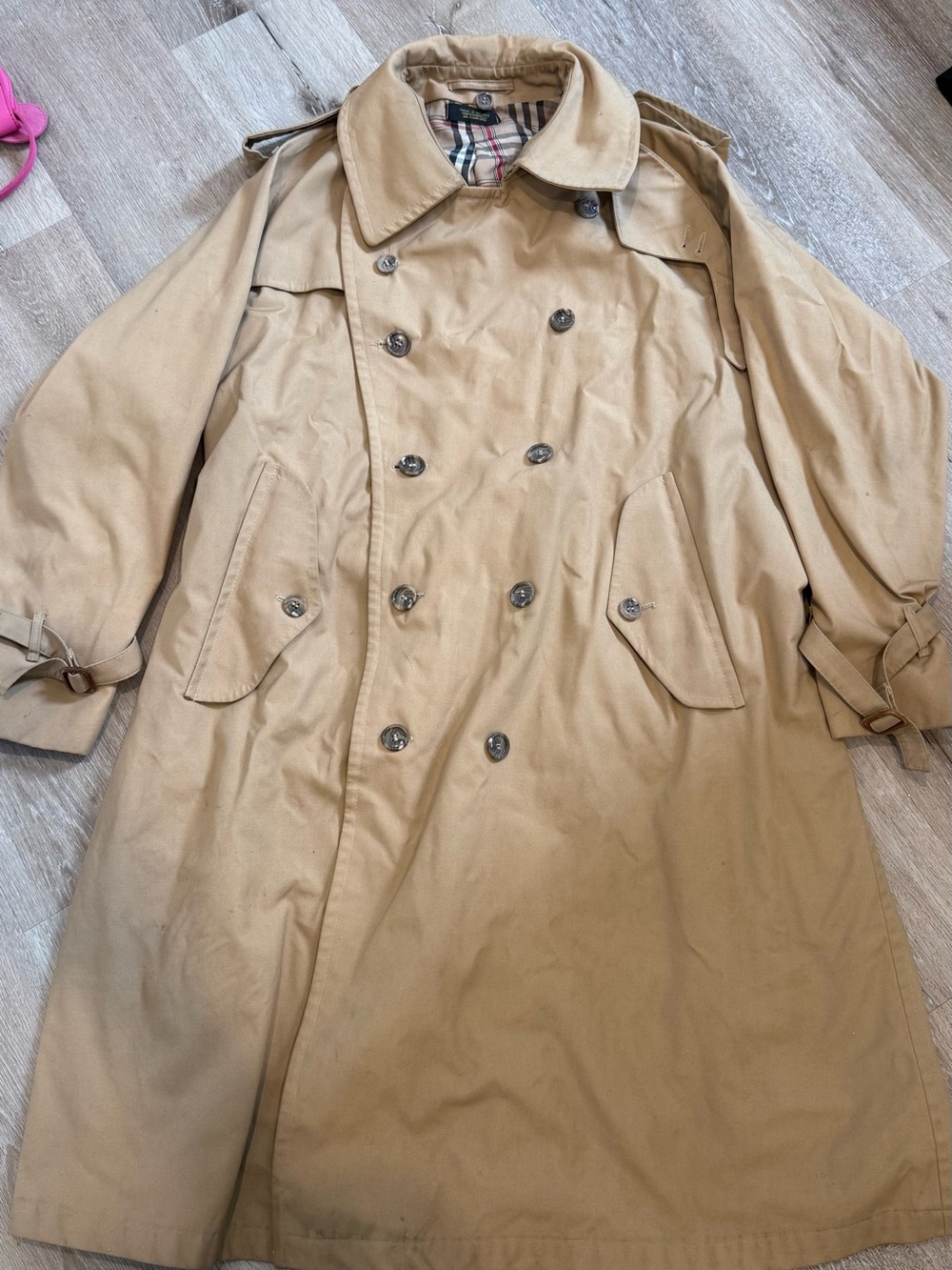 Vintage Burberry Trench Coat Made in Poland